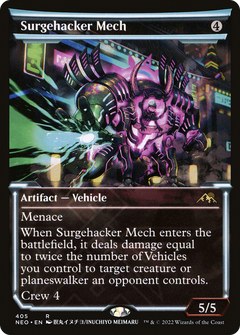 Surgehacker Mech (Showcase Soft Glow) [Kamigawa: Neon Dynasty]-1