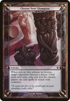 Choose Your Champion (Archenemy) (OVER-) - Archenemy Schemes-1