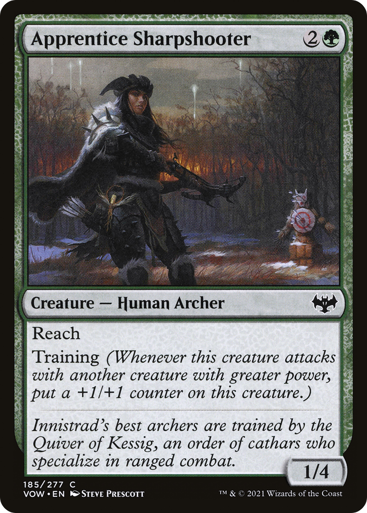 Apprentice Sharpshooter [Innistrad: Crimson Vow]-1