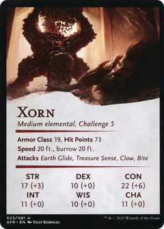 Xorn // Xorn (AAFR-023) - Adventures in the Forgotten Realms Art Series (Borderless)-2