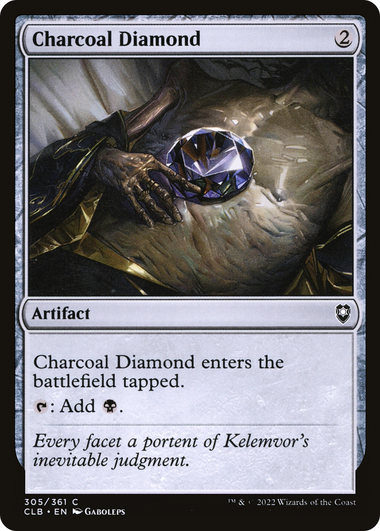 Charcoal Diamond [Commander Legends: Battle for Baldur's Gate]-1