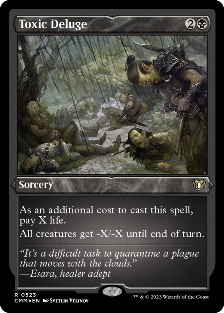 Toxic Deluge (Foil Etched) [Commander Masters]-1
