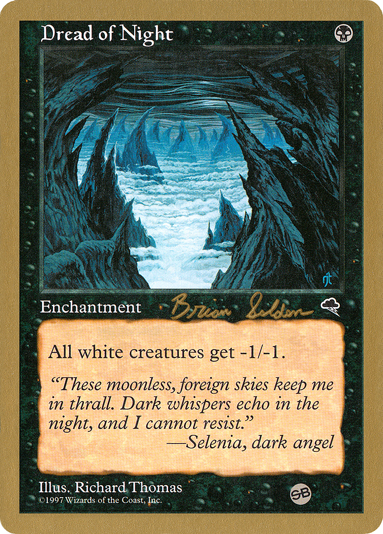 Dread of Night - 1998 Brian Selden (TMP) (SB) (WCD-) - World Championship Decks 1998-1