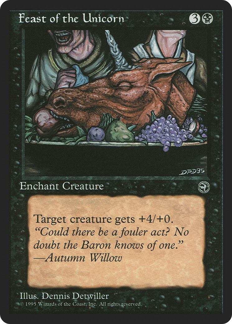 Feast of the Unicorn (Autumn Willow Flavor Text) [Homelands]-1