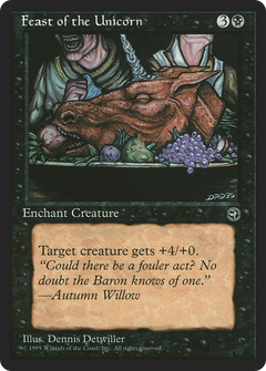 Feast of the Unicorn (Autumn Willow Flavor Text) [Homelands]-1