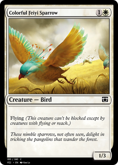Colorful Feiyi Sparrow (PZ2-70811) - Treasure Chest Foil-1