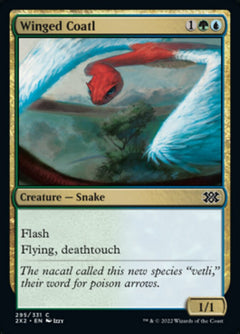 Winged Coatl [Double Masters 2022]-1