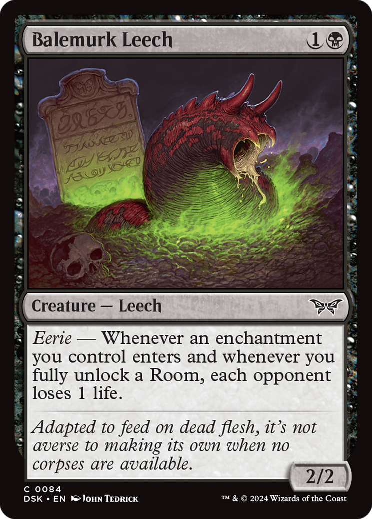 Balemurk Leech [Duskmourn: House of Horror]-1