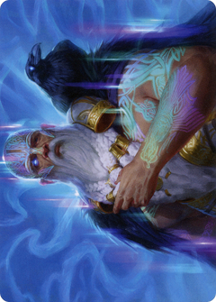 Alrund, God of the Cosmos // Alrund, God of the Cosmos (ASKHM-009) - Art Series: Kaldheim (Borderless) Foil-3