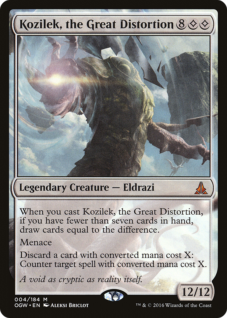 Kozilek, the Great Distortion [Oath of the Gatewatch]-1