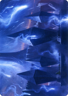 Sea Gate Restoration // Sea Gate Restoration (AZNR-049) - Zendikar Rising Art Series (Borderless) Foil-1