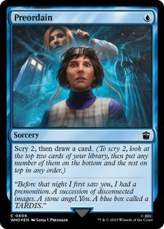 Preordain (Surge Foil) [Doctor Who]-1