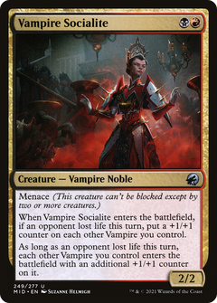 Vampire Socialite (MID-249) - Innistrad: Midnight Hunt Foil-1