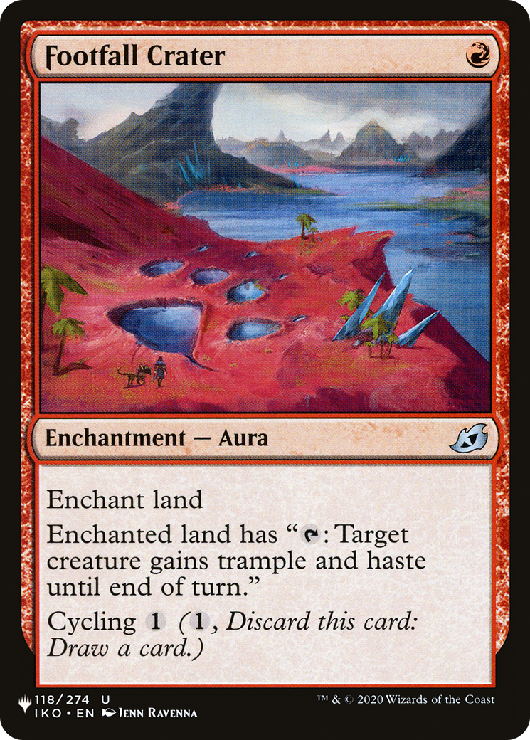 Footfall Crater [Secret Lair: Heads I Win, Tails You Lose]-1