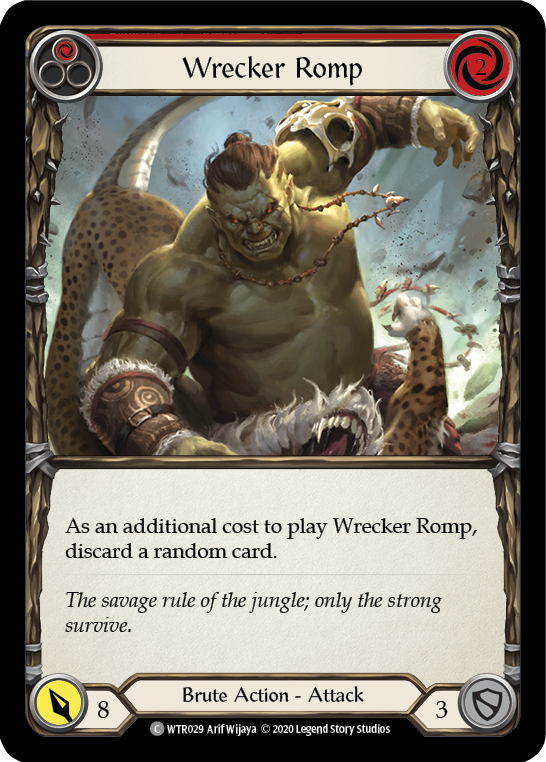 Wrecker Romp (Red) [U-WTR029] (Welcome to Rathe Unlimited)  Unlimited Rainbow Foil-2