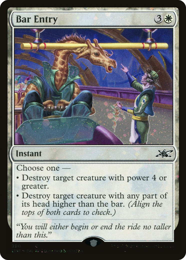 Bar Entry (Galaxy Foil) [Unfinity]-1