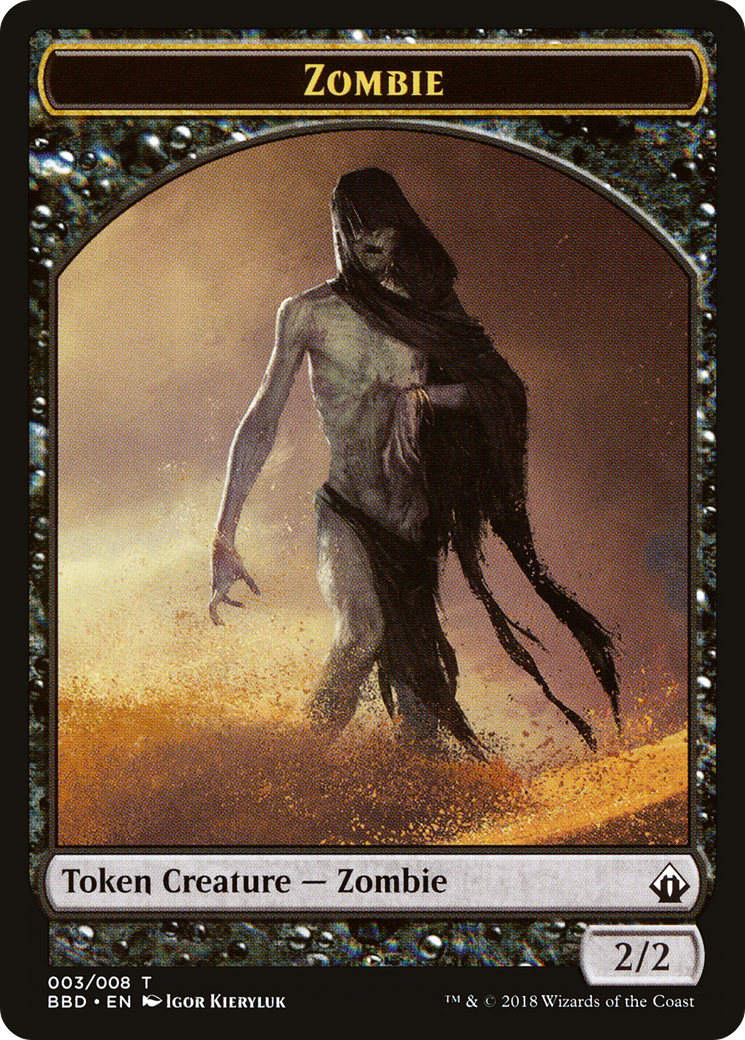 Zombie Token (BBD-003) - Battlebond Tokens-1