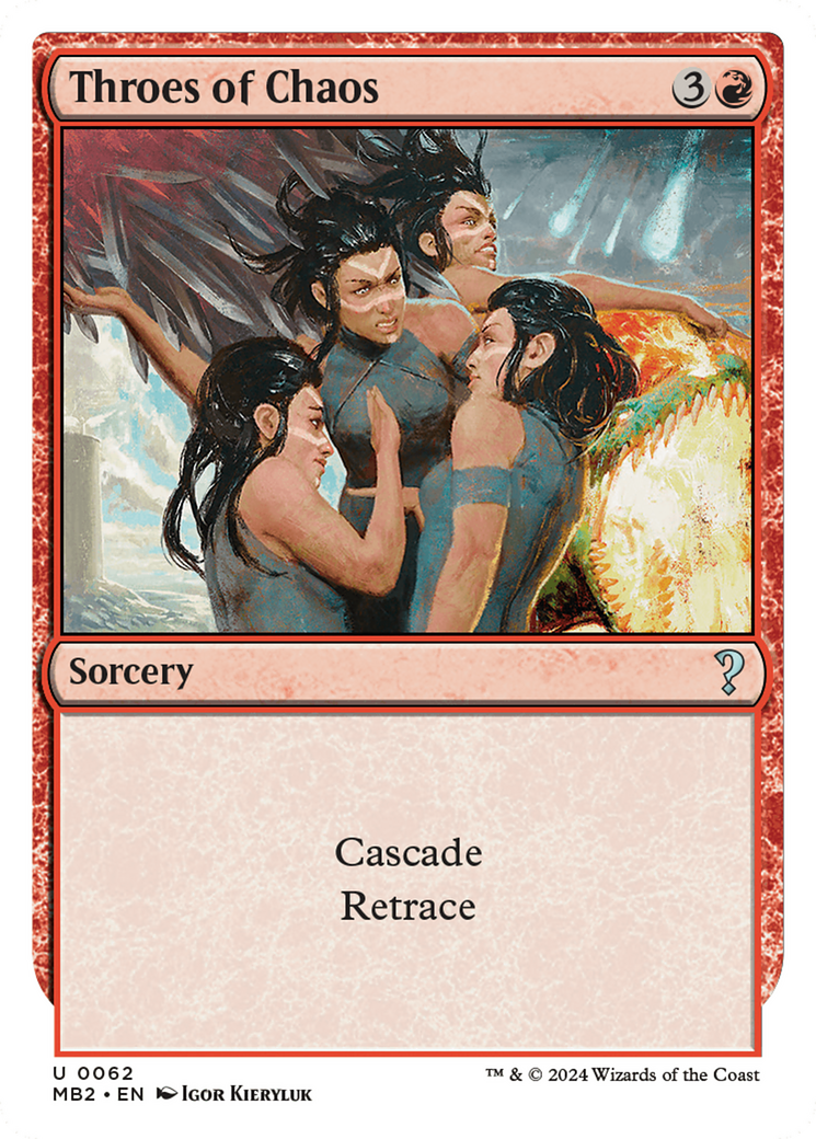 Throes of Chaos (White Border) (MB2-062) - Mystery Booster 2-1