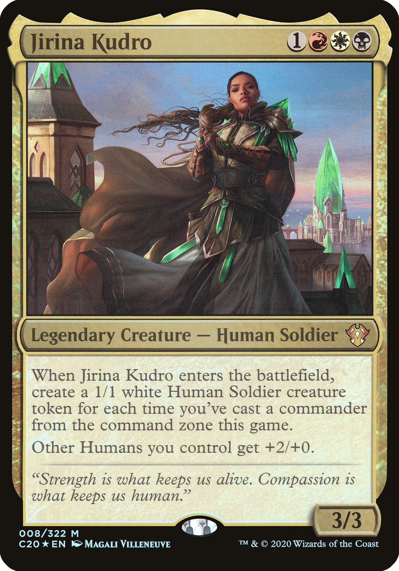 Jirina Kudro (Oversized) [Commander 2020 Oversized]-1