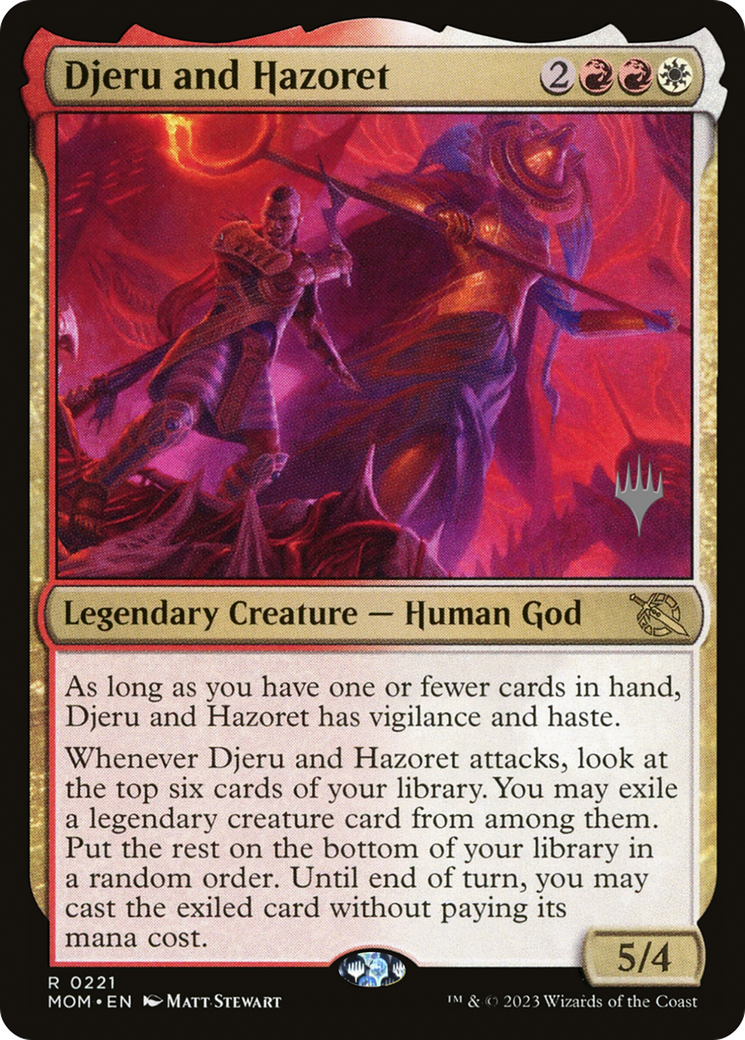 Djeru and Hazoret (Promo Pack) [March of the Machine Promos]-1