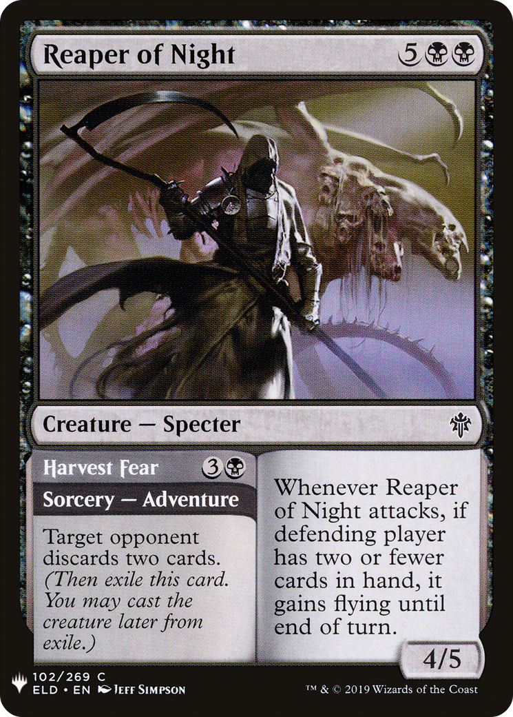 Reaper of Night // Harvest Fear [Mystery Booster]-1
