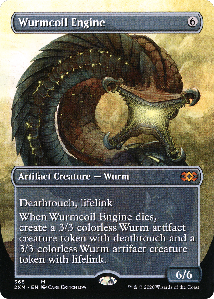 Wurmcoil Engine (Borderless) (2XM-368) - Double Masters (Borderless) Foil-1