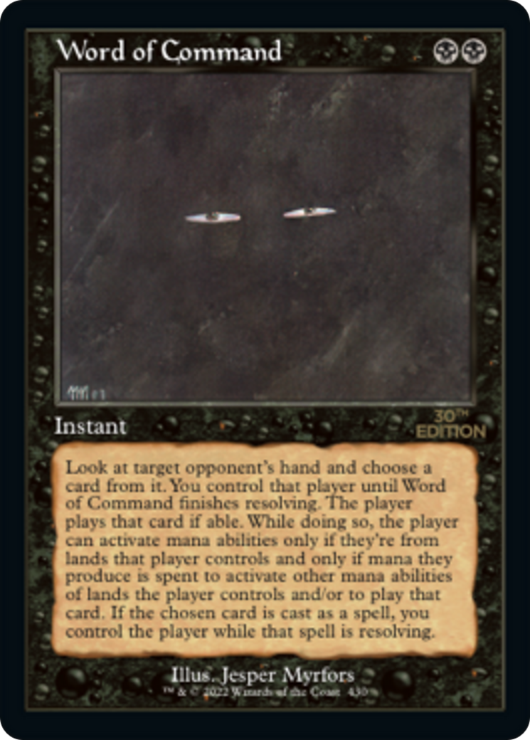 Word of Command (Retro Frame) (30A-430) - 30th Anniversary Edition-1