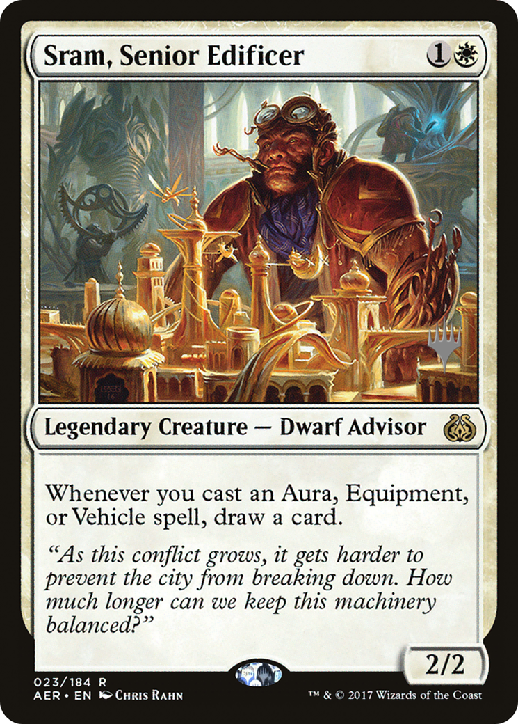 Sram, Senior Edificer [Aether Revolt Promos]-1