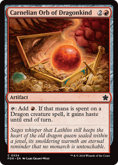 Carnelian Orb of Dragonkind [Foundations]-1