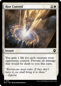 Riot Control [Bloomburrow Commander]-1