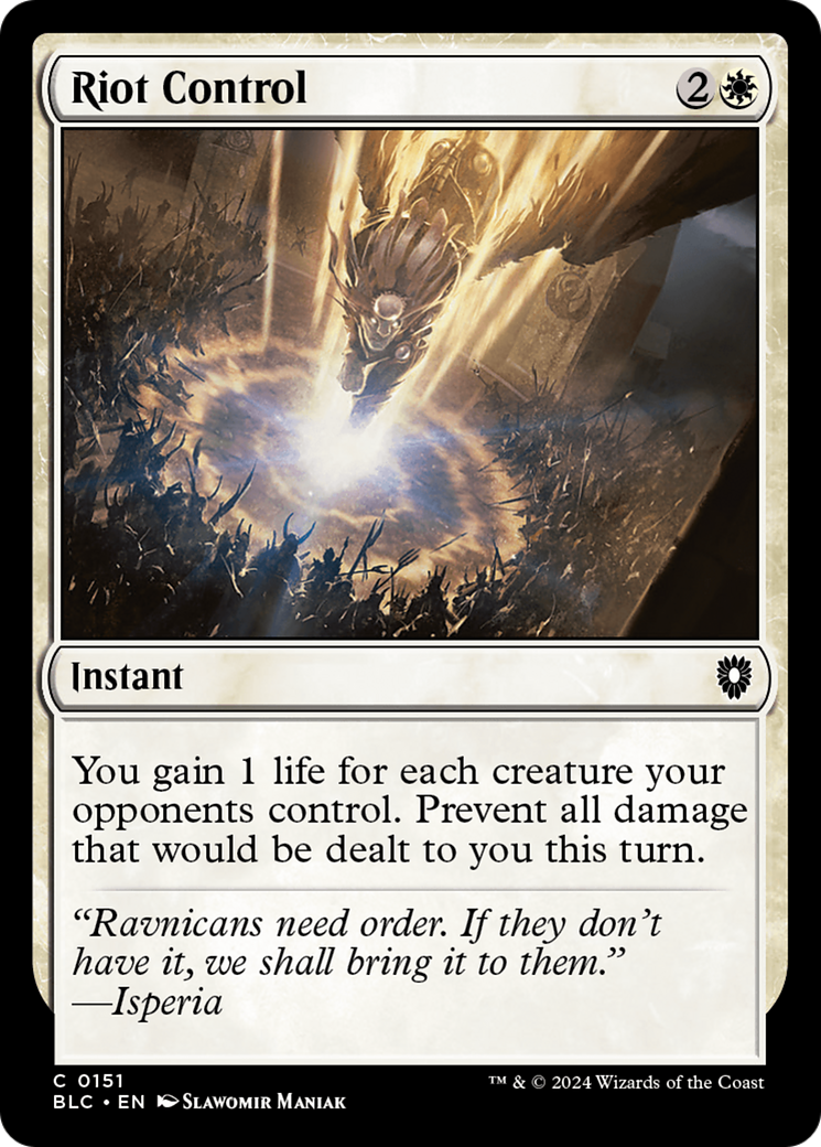 Riot Control [Bloomburrow Commander]-1