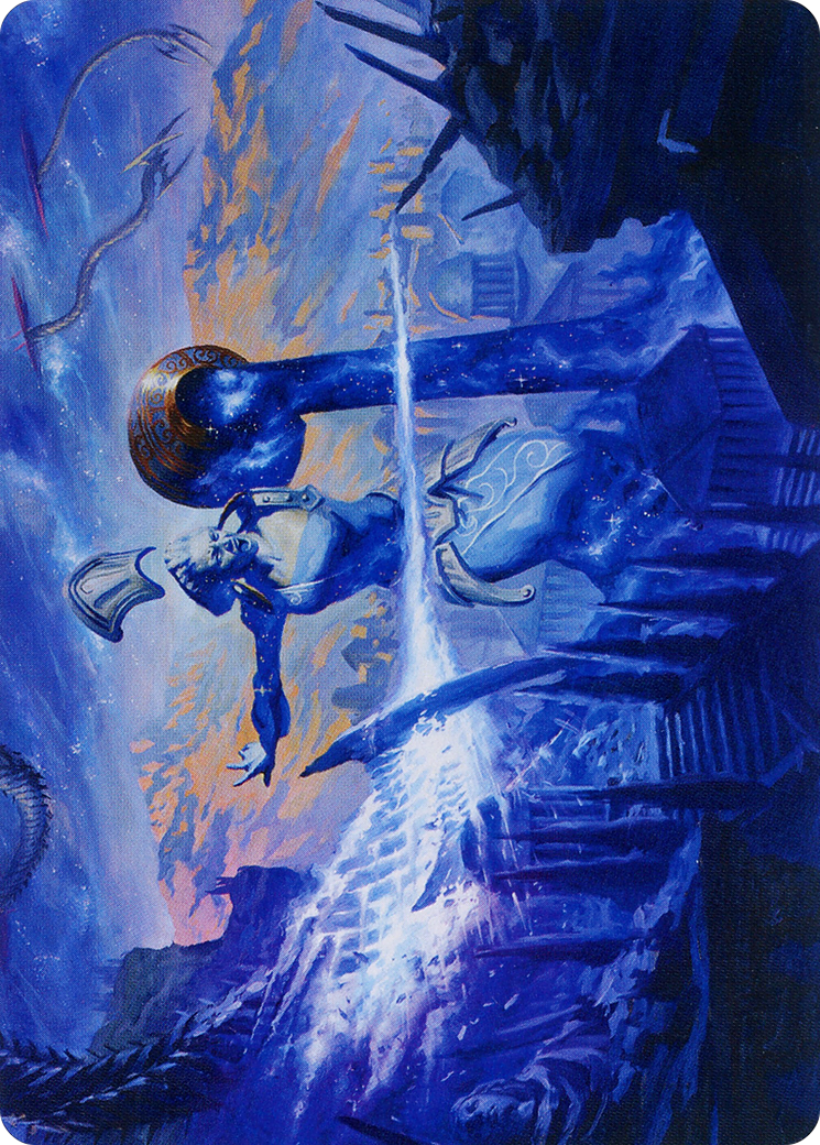 Ephara, Ever-Sheltering // Ephara, Ever-Sheltering (AMOM-008) - March of the Machine Art Series (Borderless) Foil-1