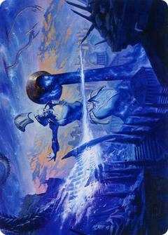 Ephara, Ever-Sheltering // Ephara, Ever-Sheltering (AMOM-008) - March of the Machine Art Series (Borderless) Foil-1