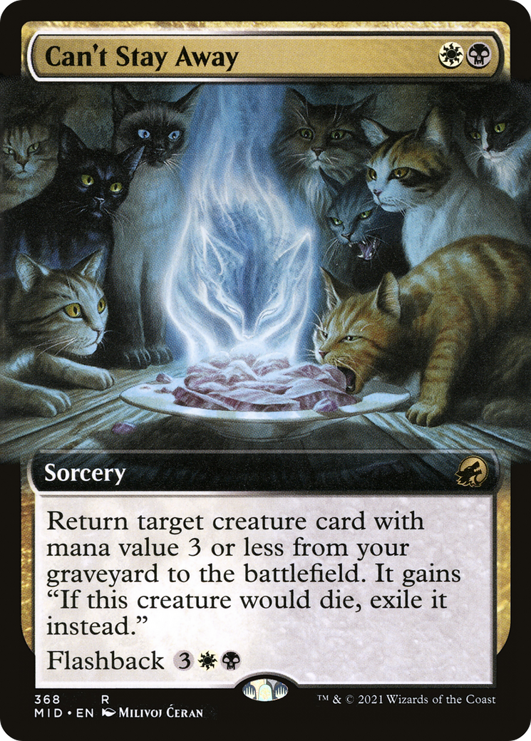 Can't Stay Away (Extended Art) [Innistrad: Midnight Hunt]-1