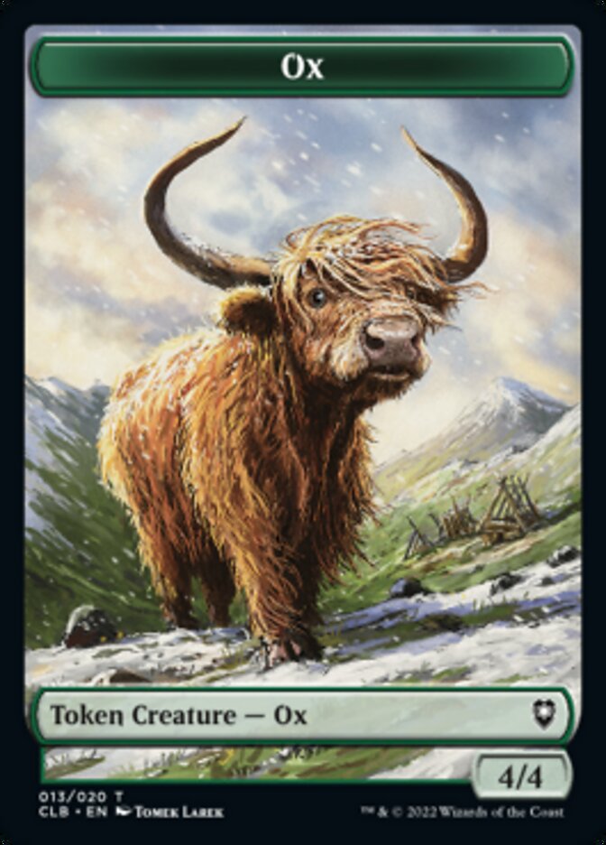Ox Token [Commander Legends: Battle for Baldur's Gate Tokens]-2