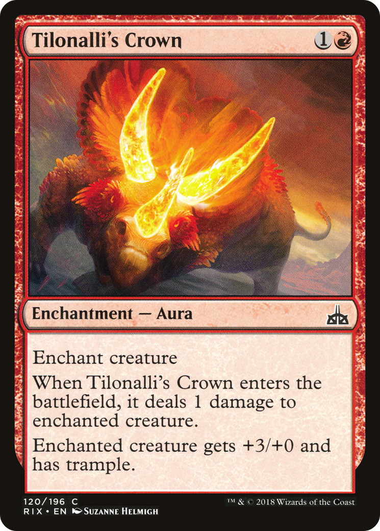 Tilonalli's Crown (RIX-120) - Rivals of Ixalan Foil-1