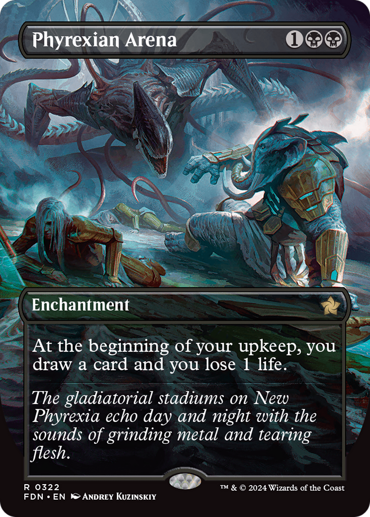 Phyrexian Arena (Borderless) [Foundations]-1