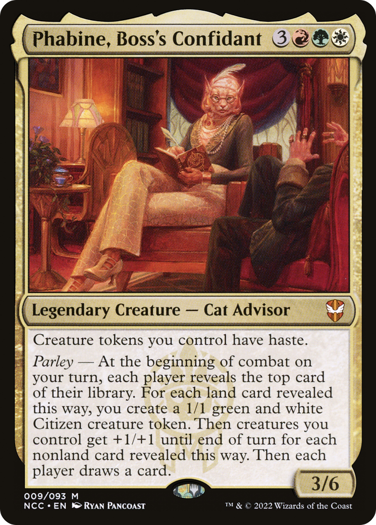 Phabine, Boss's Confidant [Streets of New Capenna Commander]-1