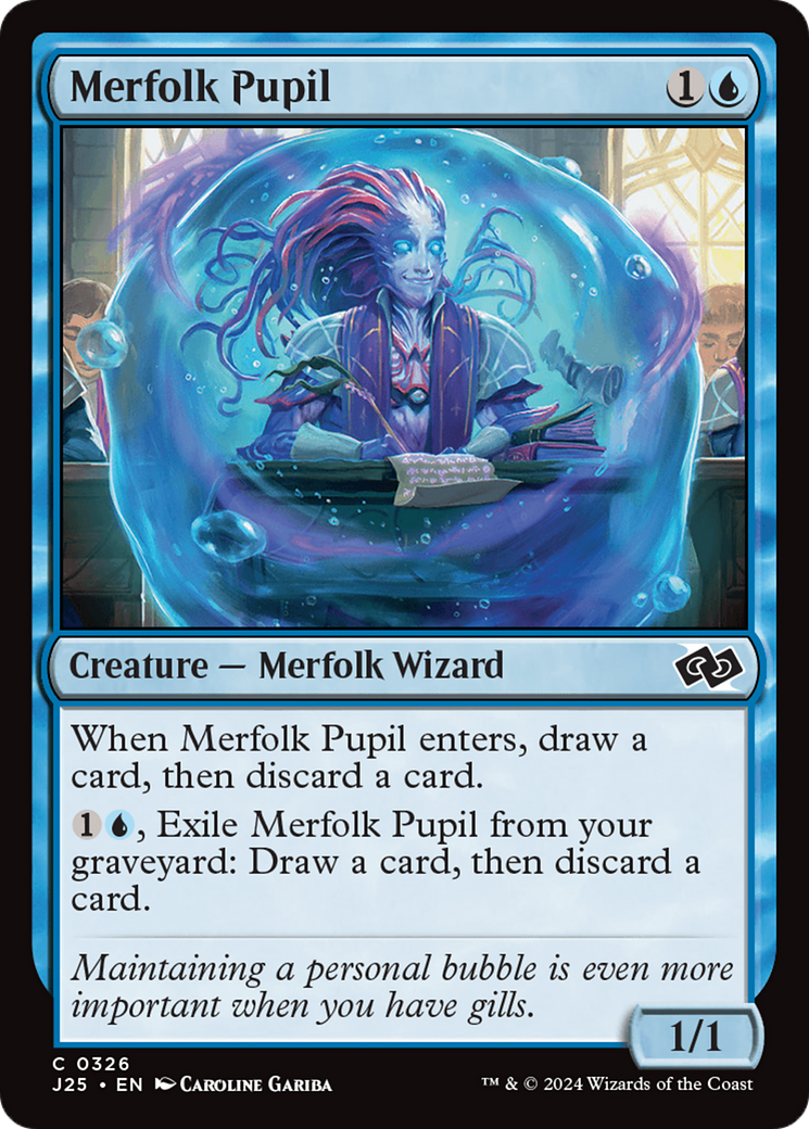 Merfolk Pupil [Foundations Jumpstart]-1