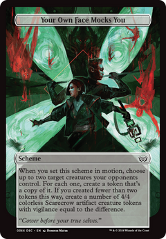 Your Own Face Mocks You (Full Art) (A:DSC-366) - Duskmourn: House of Horror Commander-1