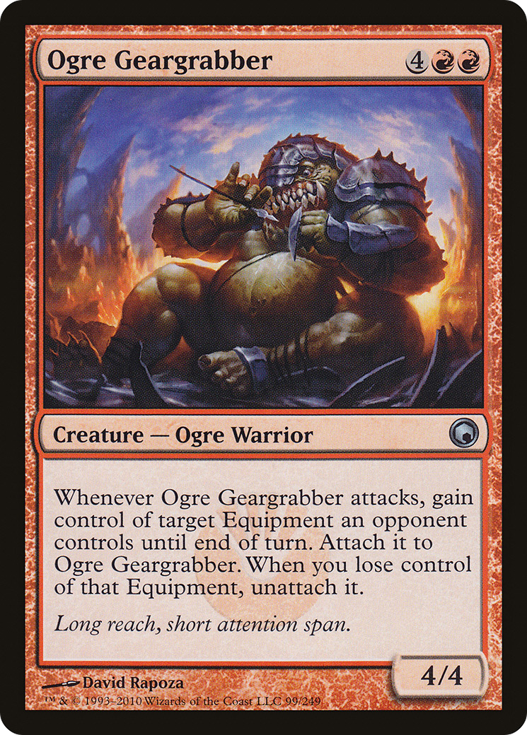Ogre Geargrabber [Scars of Mirrodin]-1