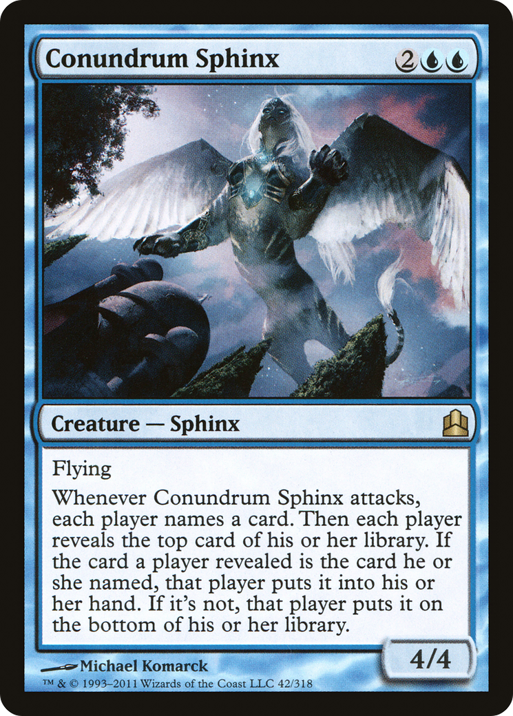 Conundrum Sphinx [Commander 2011]-1