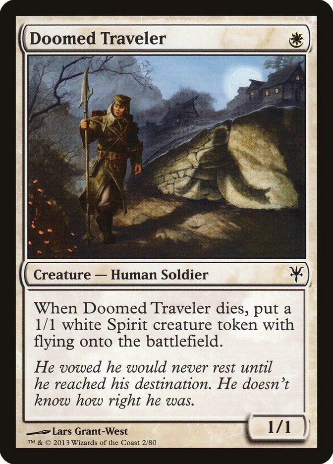 Doomed Traveler [Duel Decks: Sorin vs. Tibalt]-2