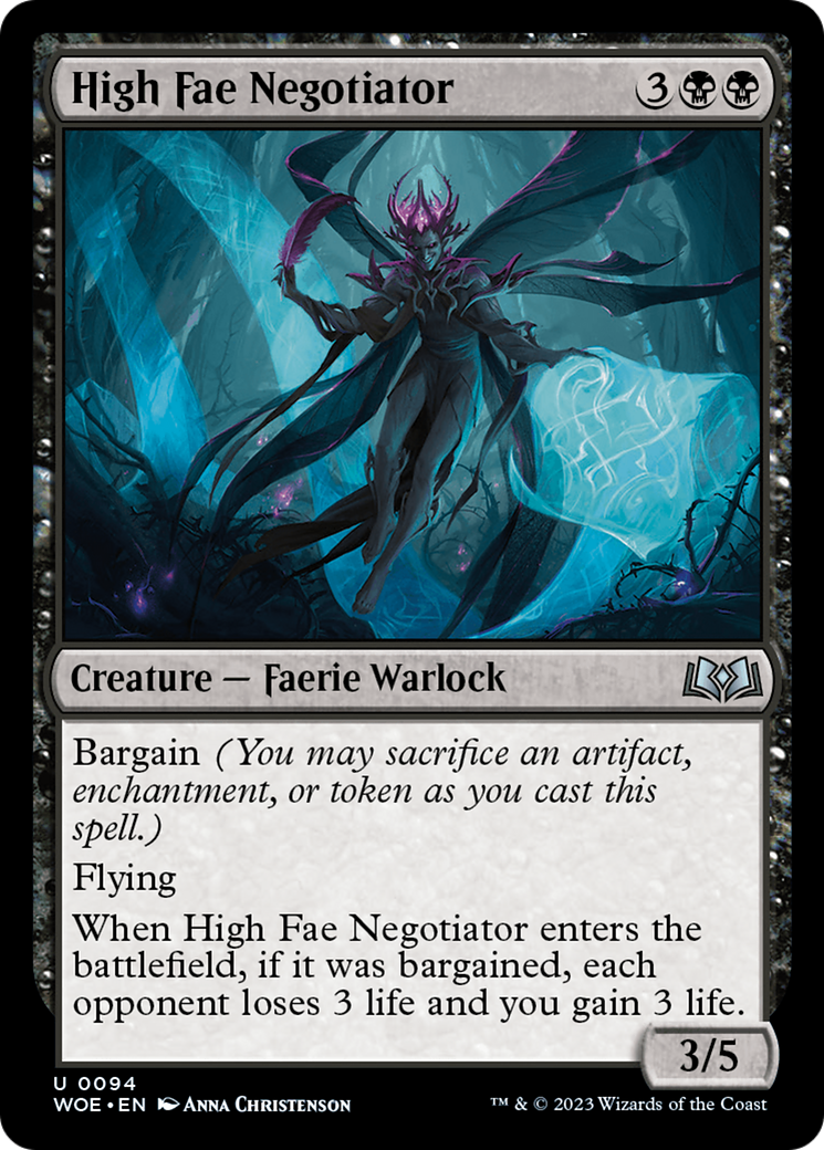 High Fae Negotiator [Wilds of Eldraine]-1