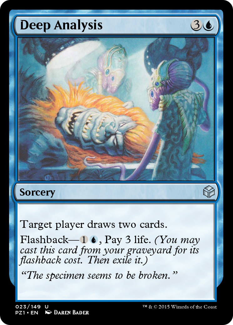 Deep Analysis (PZ1-023) - Legendary Cube Prize Pack Foil-1