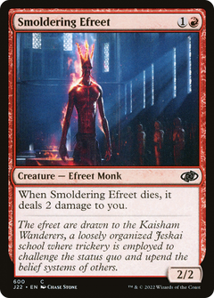 Smoldering Efreet [Jumpstart 2022]-1
