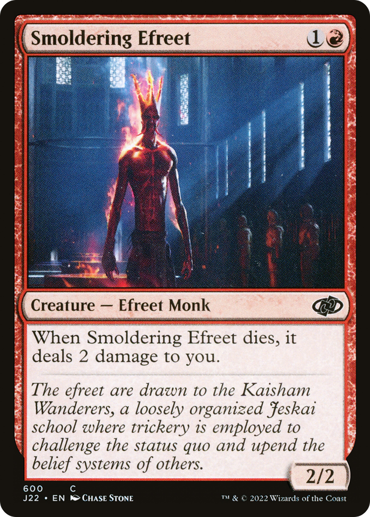 Smoldering Efreet [Jumpstart 2022]-1
