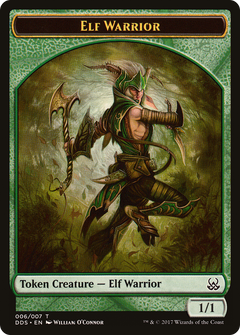 Elf Warrior Token [Duel Decks: Mind vs. Might Tokens]-1