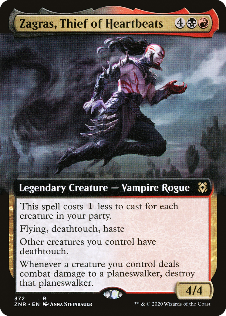 Zagras, Thief of Heartbeats (Extended Art) (ZNR-372) - Zendikar Rising: (Extended Art) Foil-1