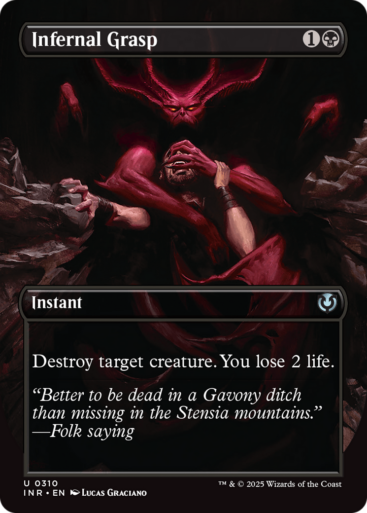 Infernal Grasp (Borderless) [Innistrad Remastered]-1